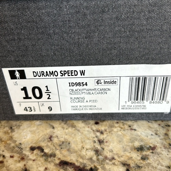 Adidas Duramo Speed Women’s size 10.5. Worn for less than a mile! Great buy!Box! - Picture 2 of 9
